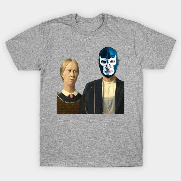 American gothic lucha libra T-Shirt by ryanmpete